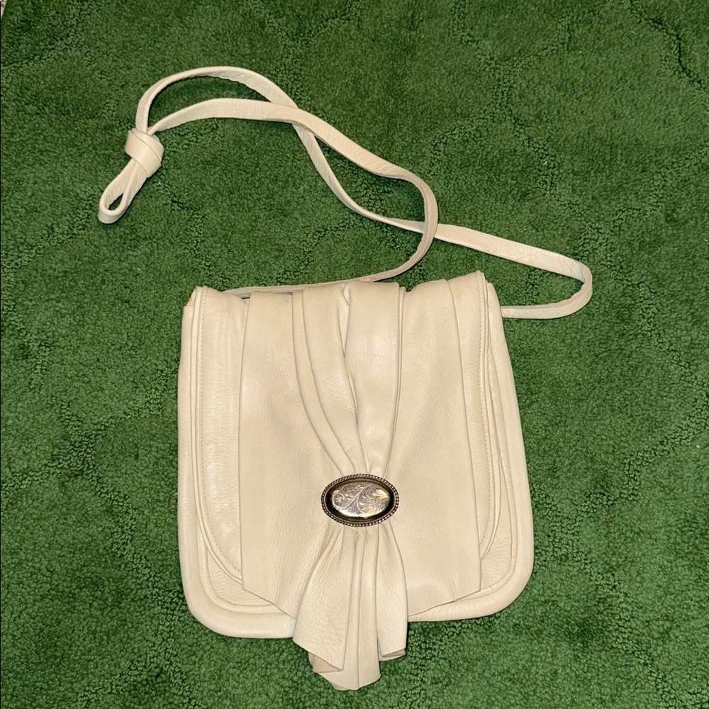 Super Soft Leather Western Crossbody Bag with Concho